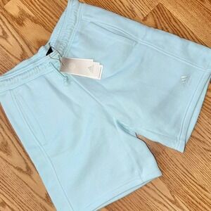 Adidas All SZN Fleece Shorts • Light Blue • NWT XS